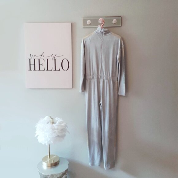 NWT Juicy Couture velour ombre bejewelled jumpsuit, XS - Picture 6 of 6